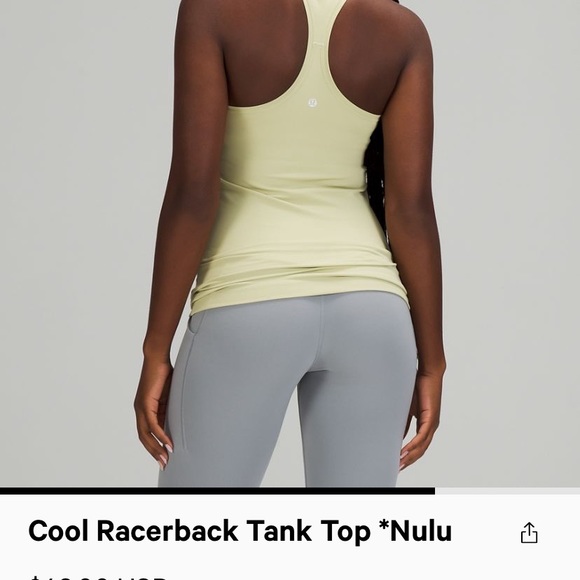 Lululemon Cool Racerback - Picture 3 of 3